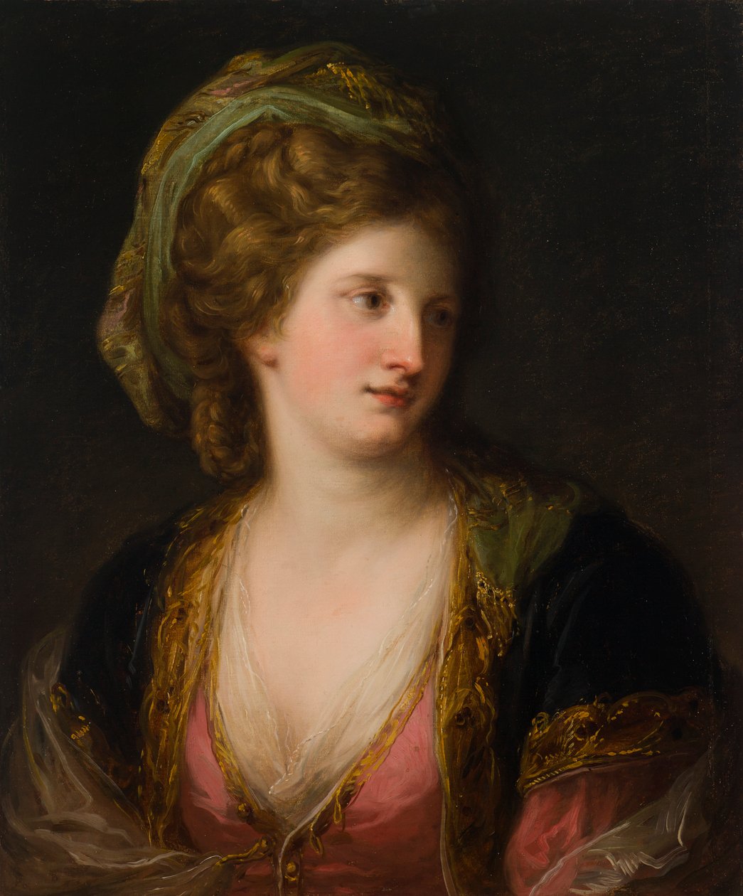 Žena v tureckých šatech od Angelica Kauffmann