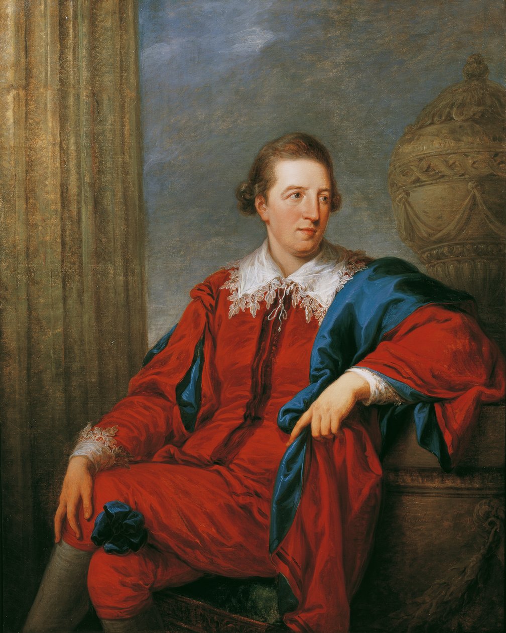 John Simpson, otec Marie Susanny Lady Ravensworth od Angelica Kauffmann