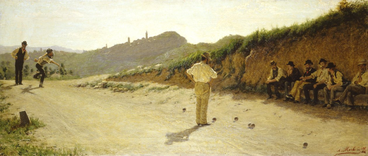 Hra mísy od Angelo Morbelli
