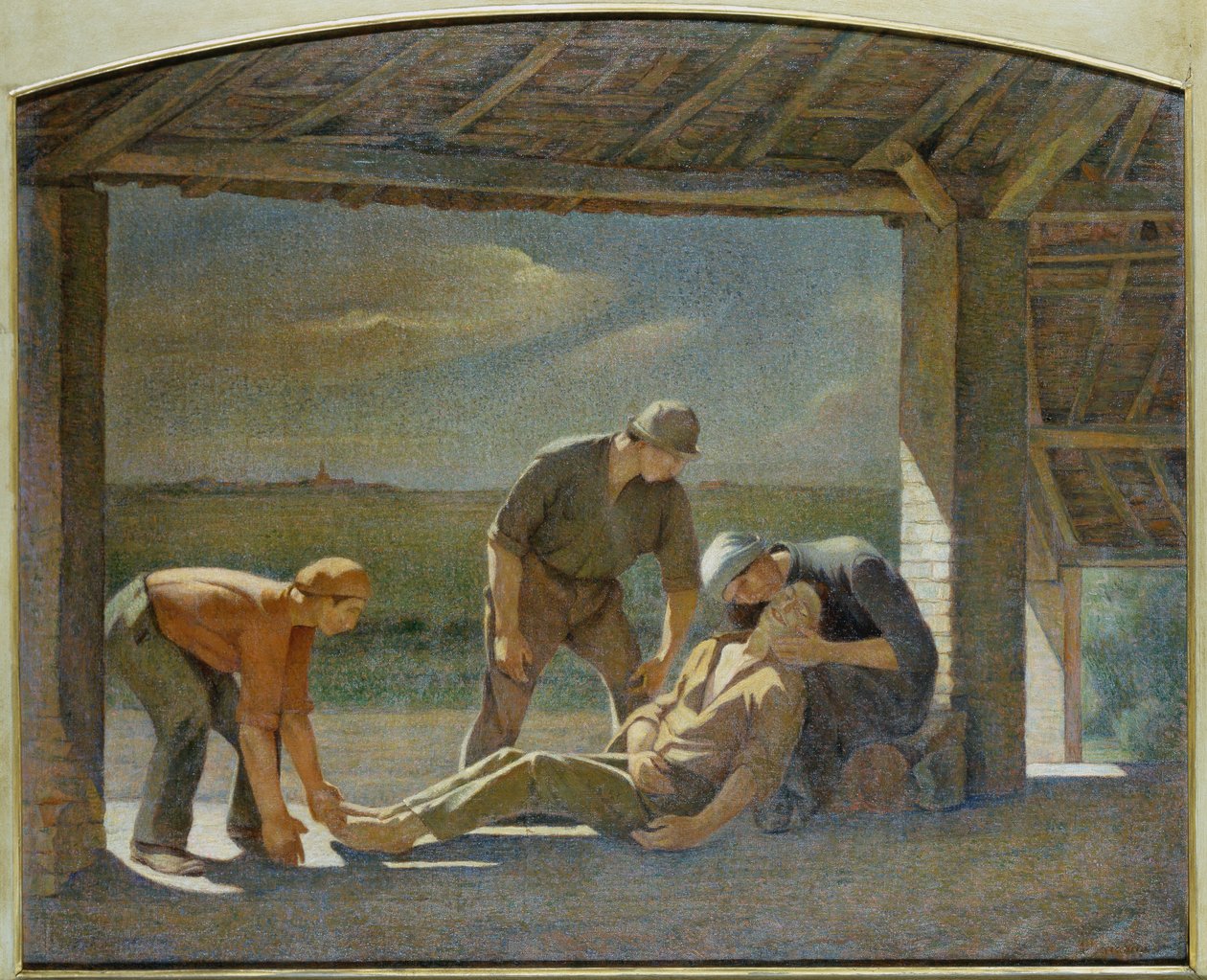 Pieta (olej na plátně) od Angelo Barabino