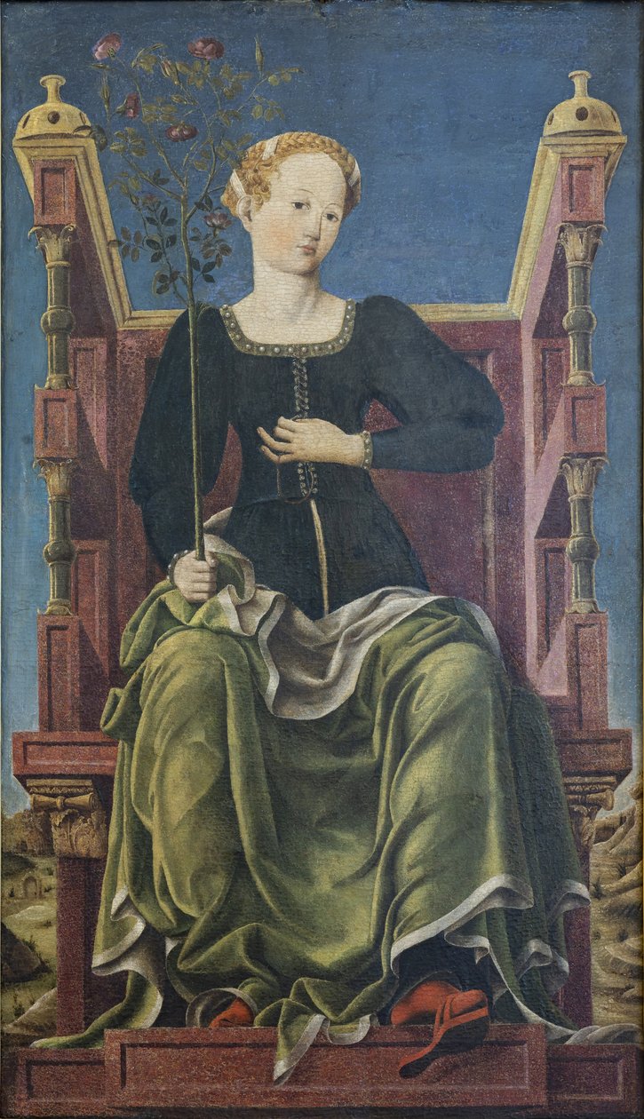 The Muse Erato, asi 1455. od Angelo Maccagnino