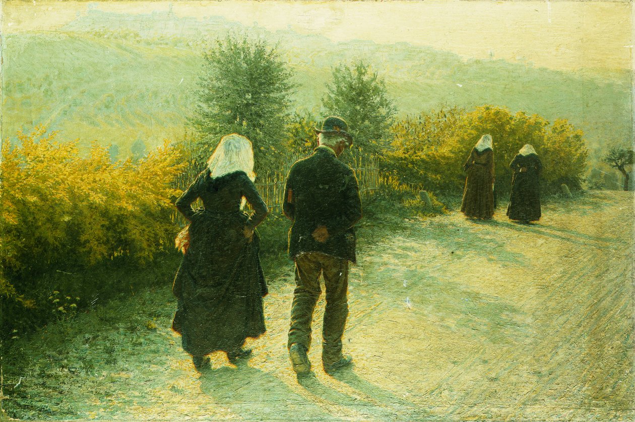 Neděle, 1890 od Angelo Morbelli
