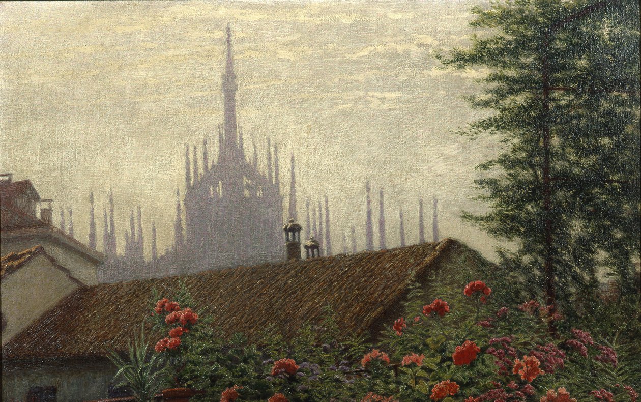 Věže dómu, 1900-1901. od Angelo Morbelli