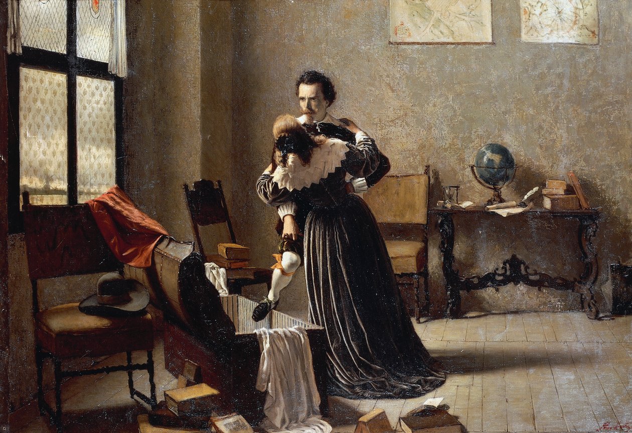 Útěk, Angelo Morbelli (1853-1919) od Angelo Morbelli