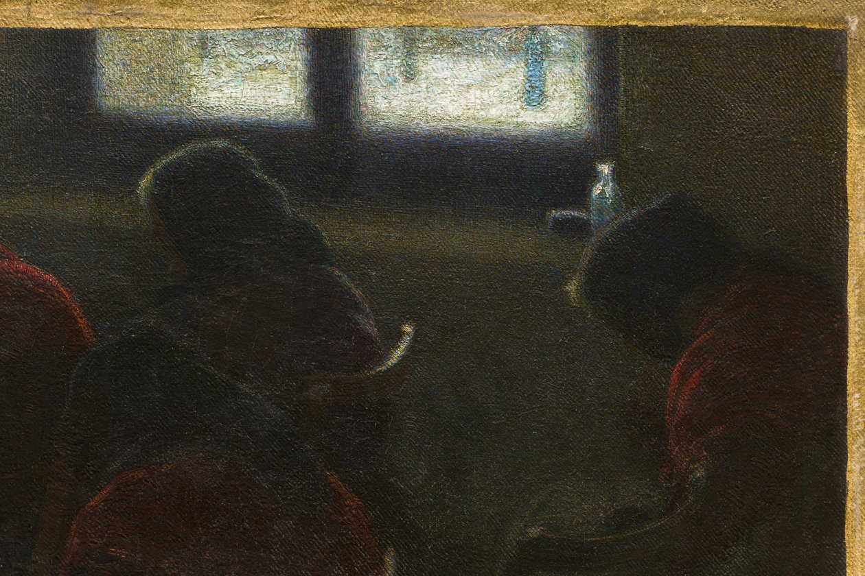 Zimní siesta, 1903 od Angelo Morbelli
