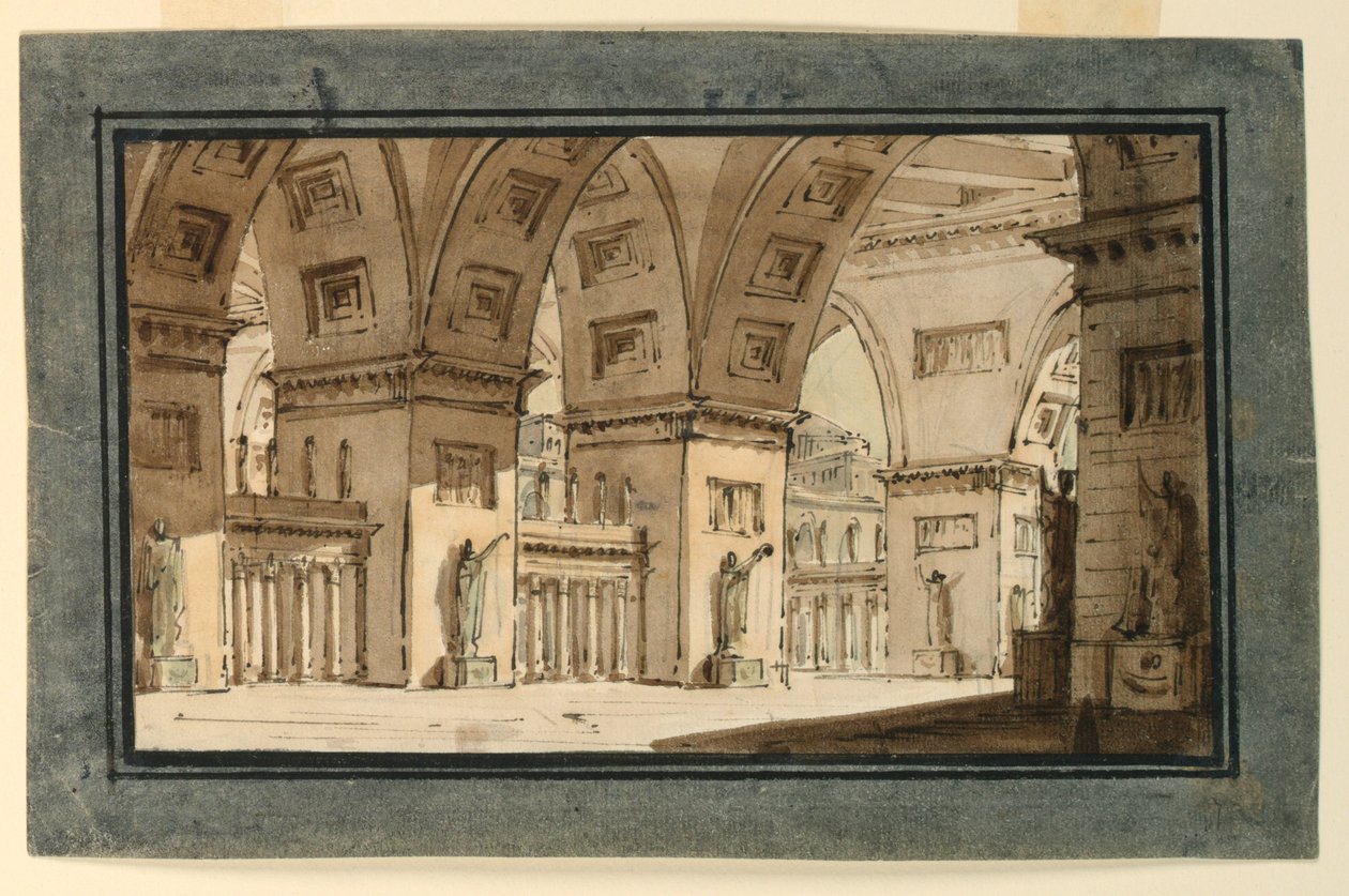 Scéna, interiér paláce od Angelo Toselli