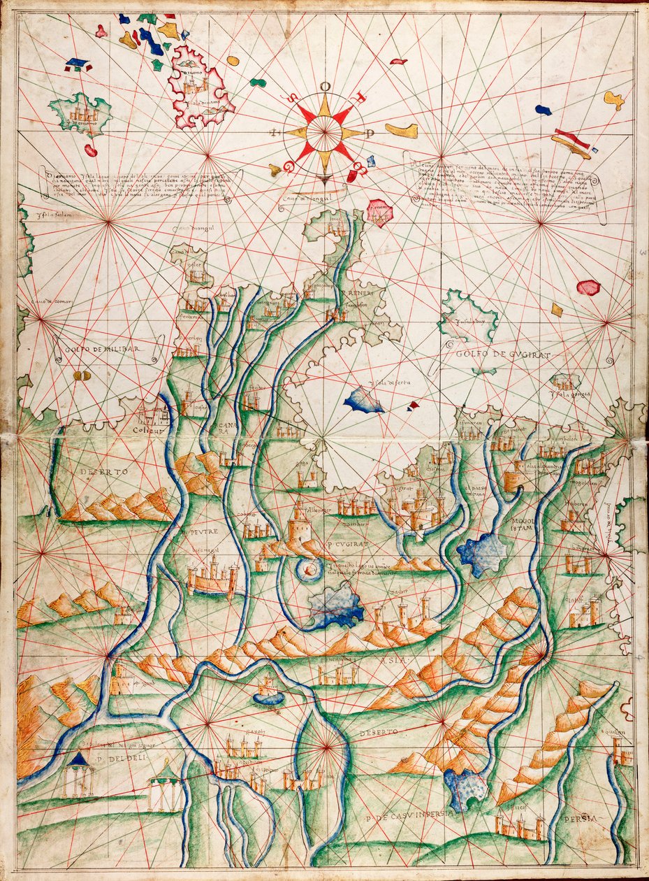 Ormuz-Calicut od Angelo de Conte Freducci