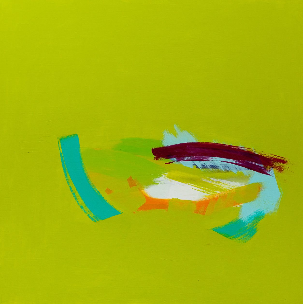 Přístav: St. Ives, 2013, akryl na plátně od Angie Kenber