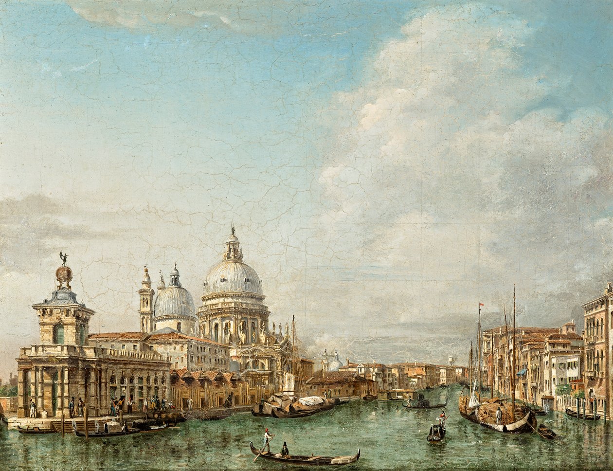 Canal Grande ve Venedigu od Angiolo Barbini