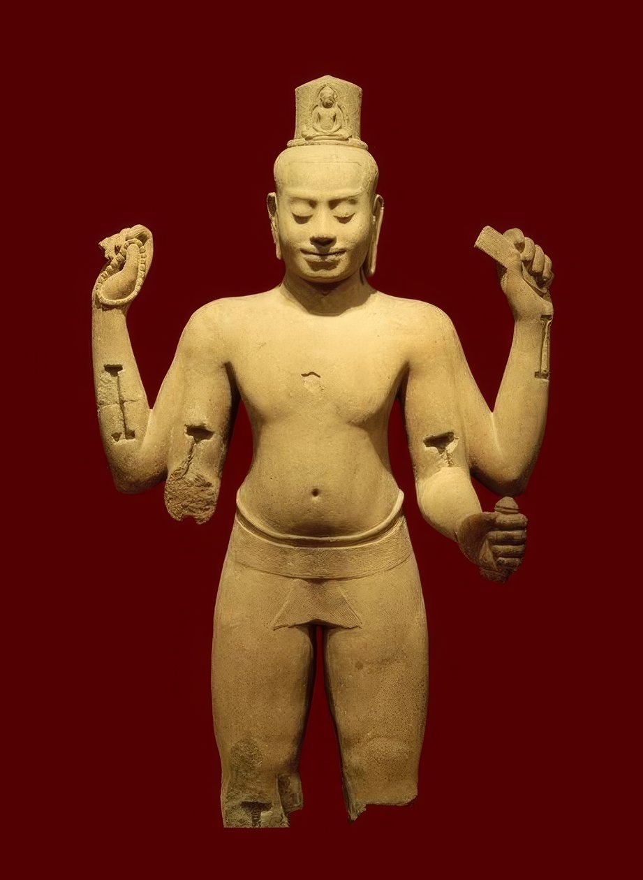 Bodhisattva Lokesvara / Khmerské umění od Angkor Thom