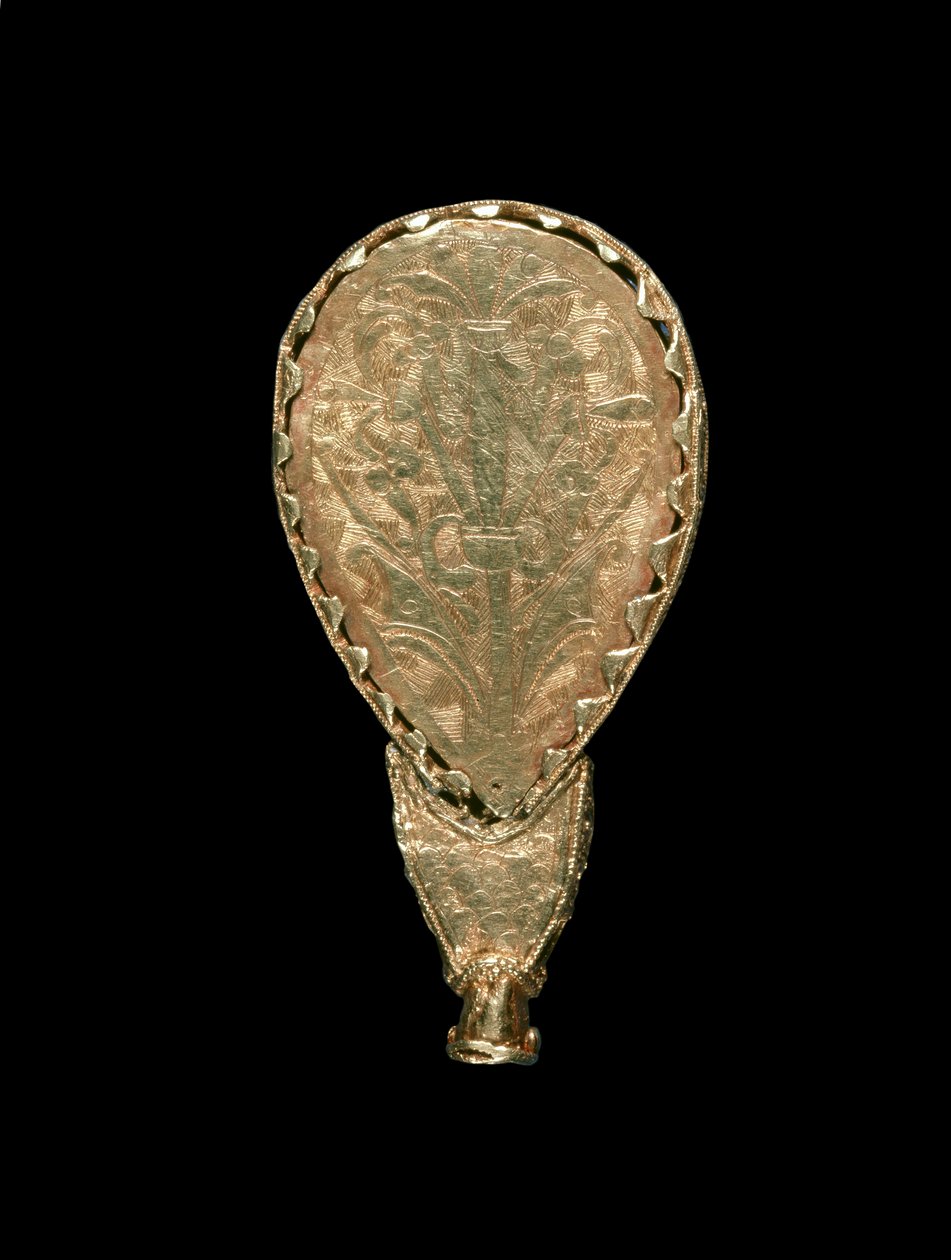 Alfred Jewel (zlato, křišťál a smalt) (revers) (avers viz 100551) od Anglo Saxon
