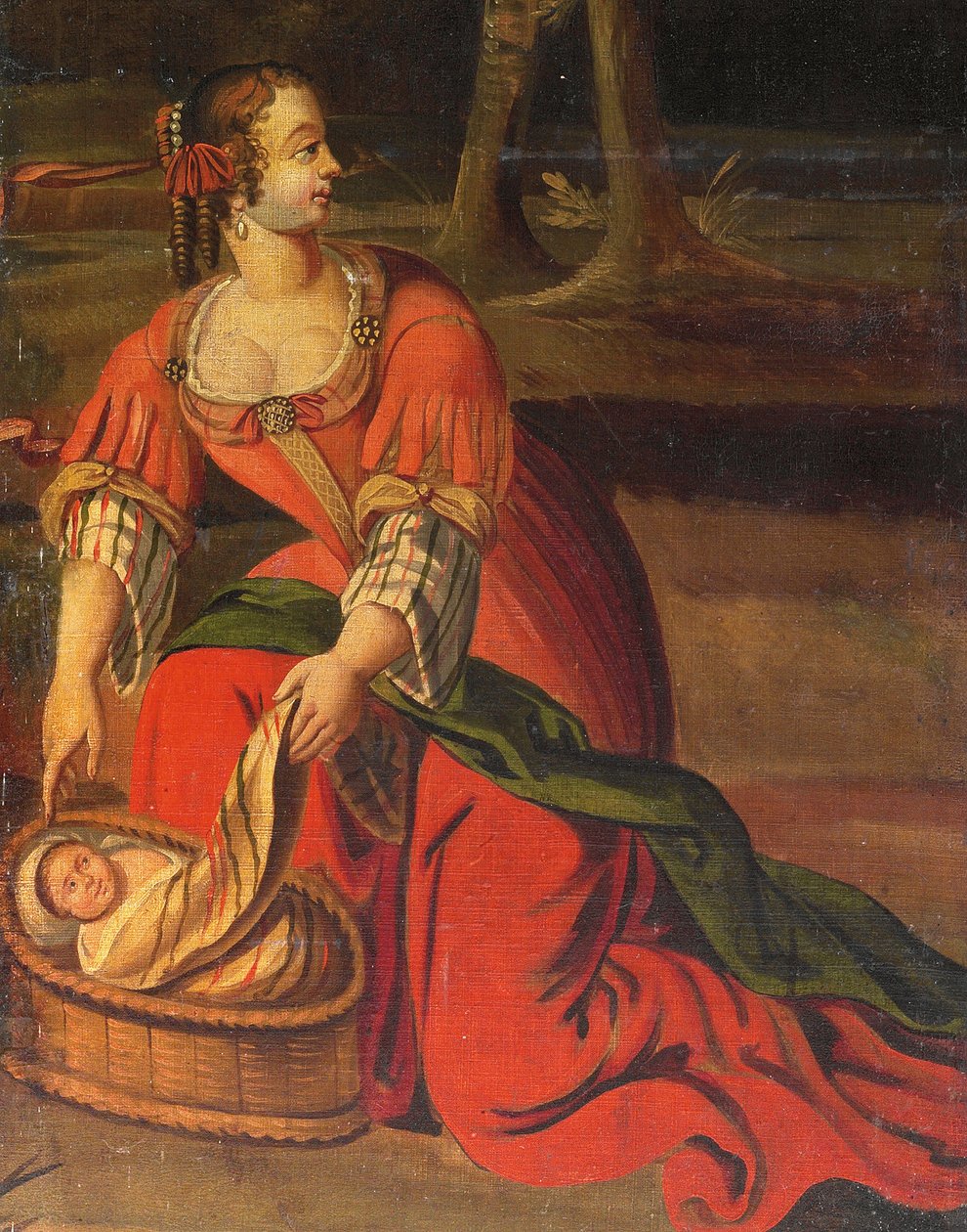 Čtyřnásobná oboustranná obrazovka, cca 1700 od Anglo Flemish School
