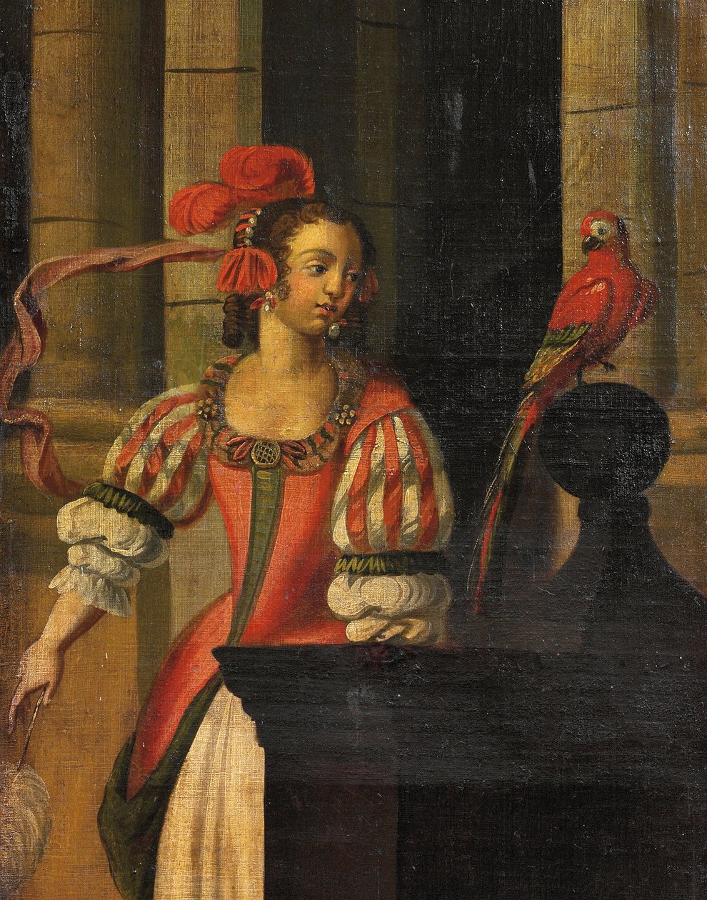 Čtyřnásobná oboustranná obrazovka, cca 1700 od Anglo Flemish School