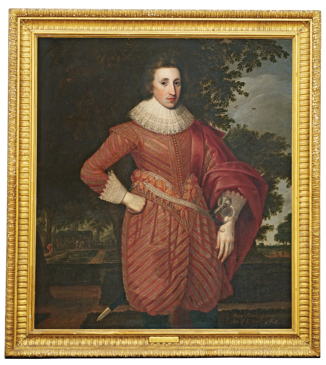 Portrét gentlemana, tradičně identifikovaného jako Henry, princ z Walesu, kolem roku 1620 od Anglo Flemish School