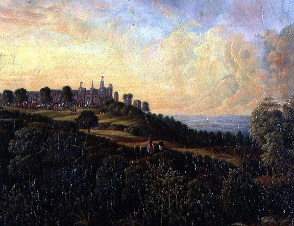 Pohled na Hill Fort, Indie od Anglo Indian School