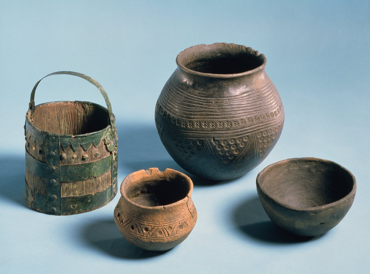 Vybavení domácnosti, anglosaské, pravděpodobně 5.-7. století (keramika) od Anglo Saxon