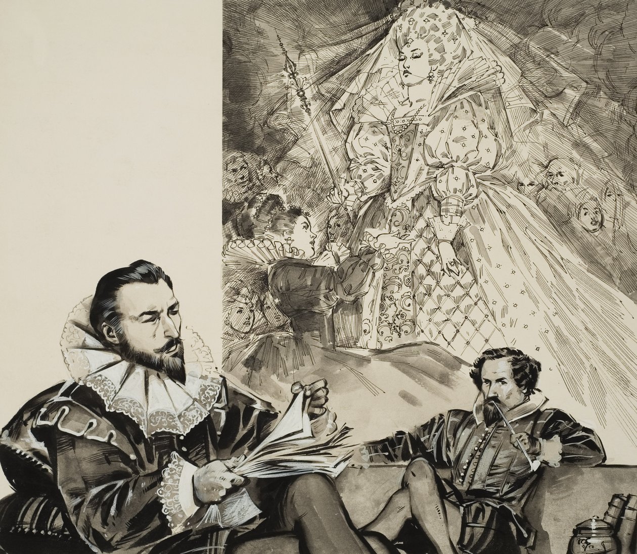 Faerie Queene (kvaš na papíře) od Angus McBride