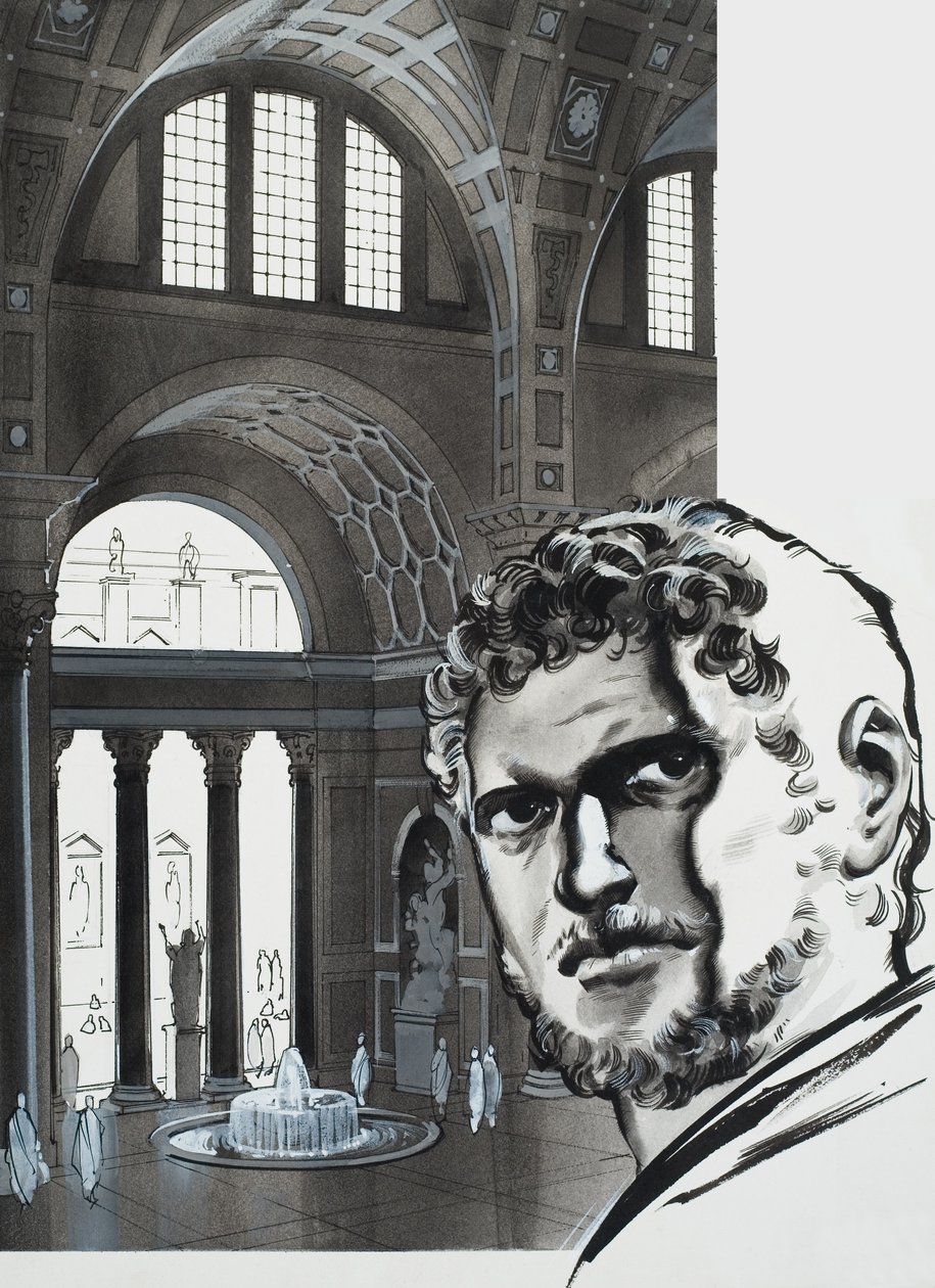 Caracallovy lázně (kvaš na papíře) od Angus McBride