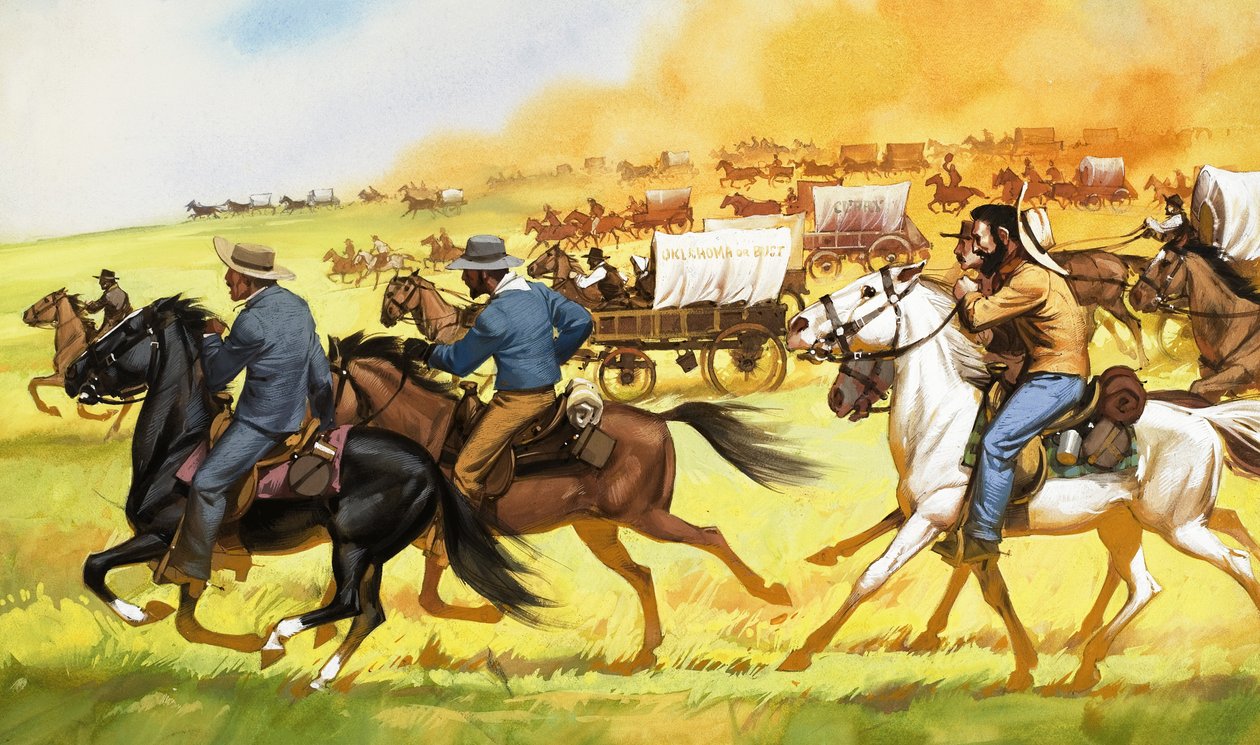 Vytváření Ameriky: The Bad Old Days od Angus McBride