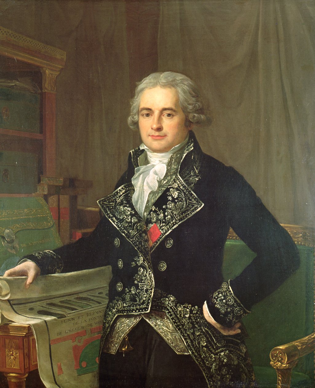 Portrét Jeana Antoina Chaptala (1756-1832) hraběte z Chanteloupe od Anicet Charles Lemonnier