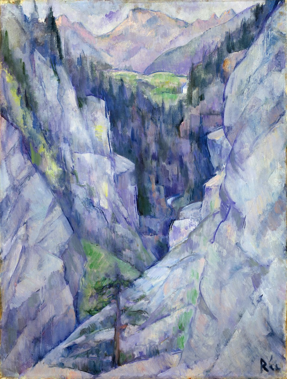 Rokle v Pians, 1921 od Anita Ree