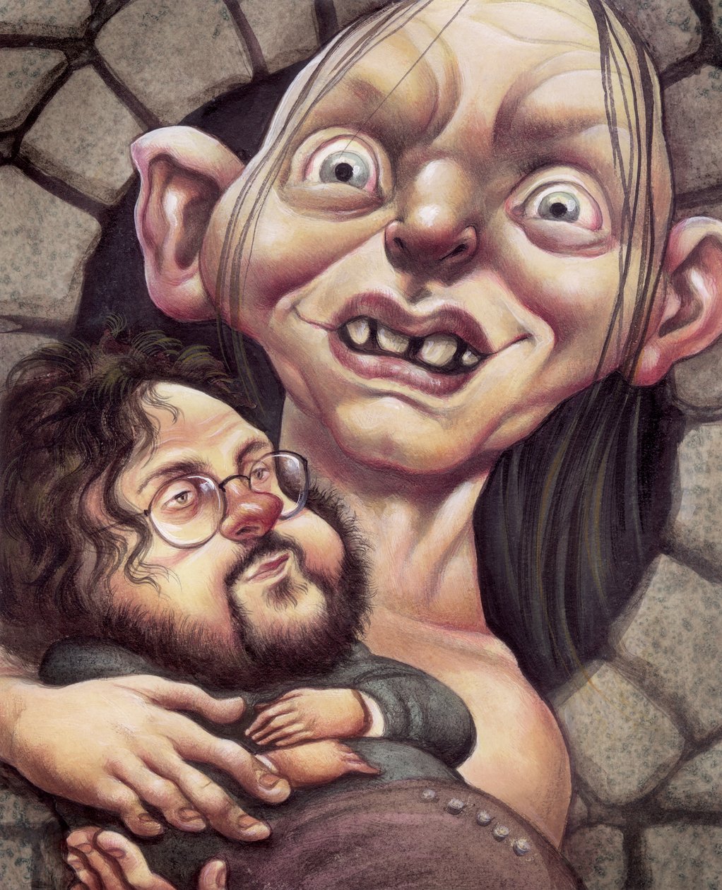 Glum, 2002 (akryl na ilustrační tabuli) od Anita Kunz