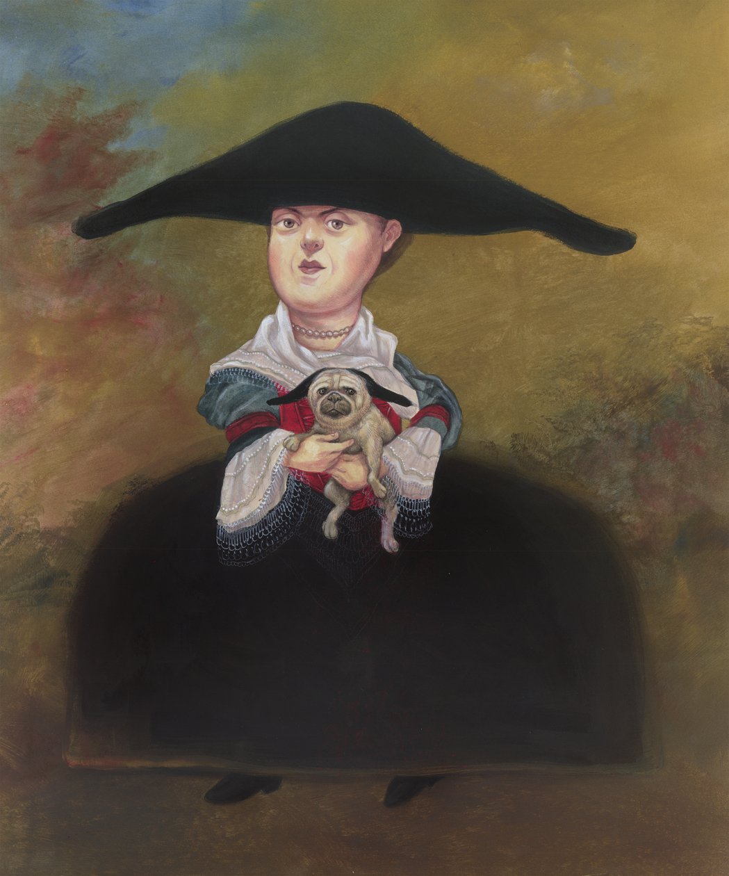 La Belle Bourgeoisie, 2019 (akrylová barva na ilustrační tabuli) od Anita Kunz