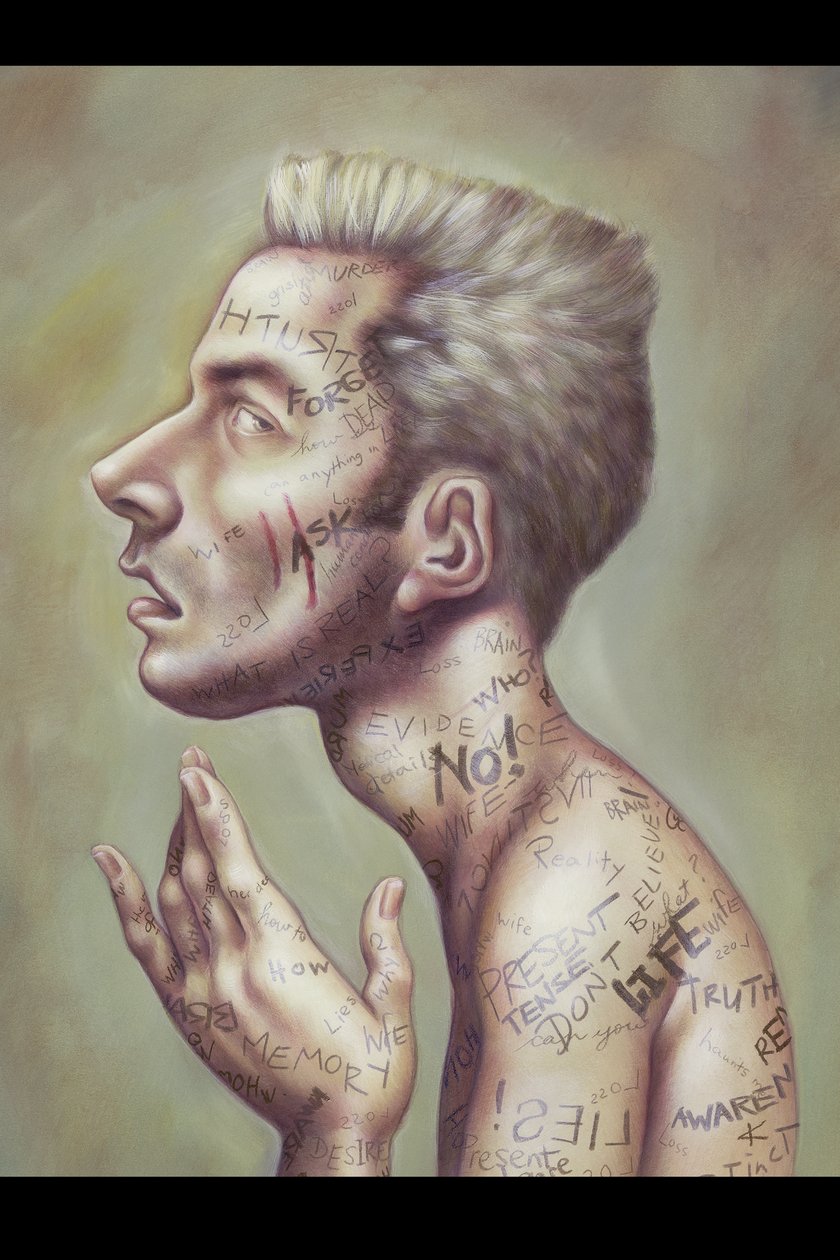 Memento, 2000 (akryl na ilustrační tabuli) od Anita Kunz