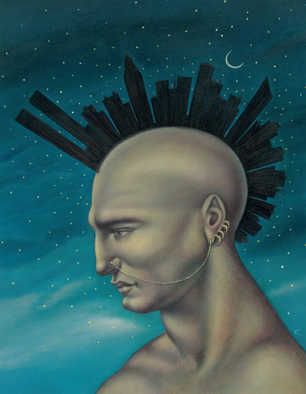 Mohawk Manhattan od Anita Kunz