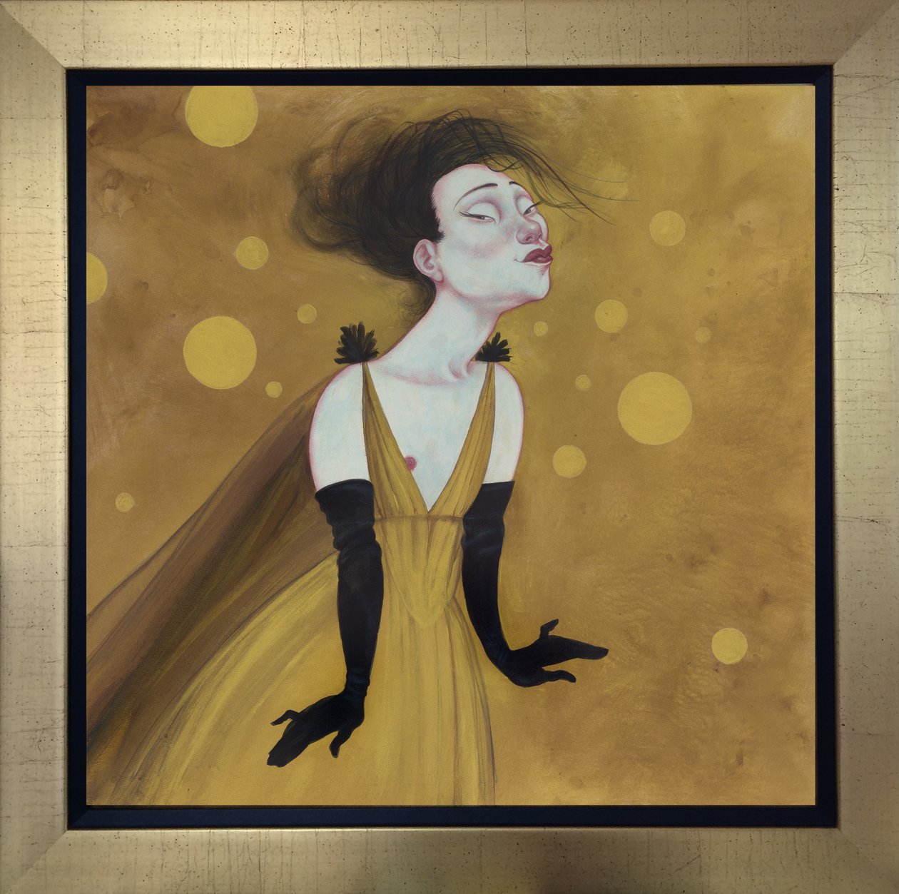 Moulin Rouge Madame, 2019 (akrylová barva na ilustrační tabuli) od Anita Kunz