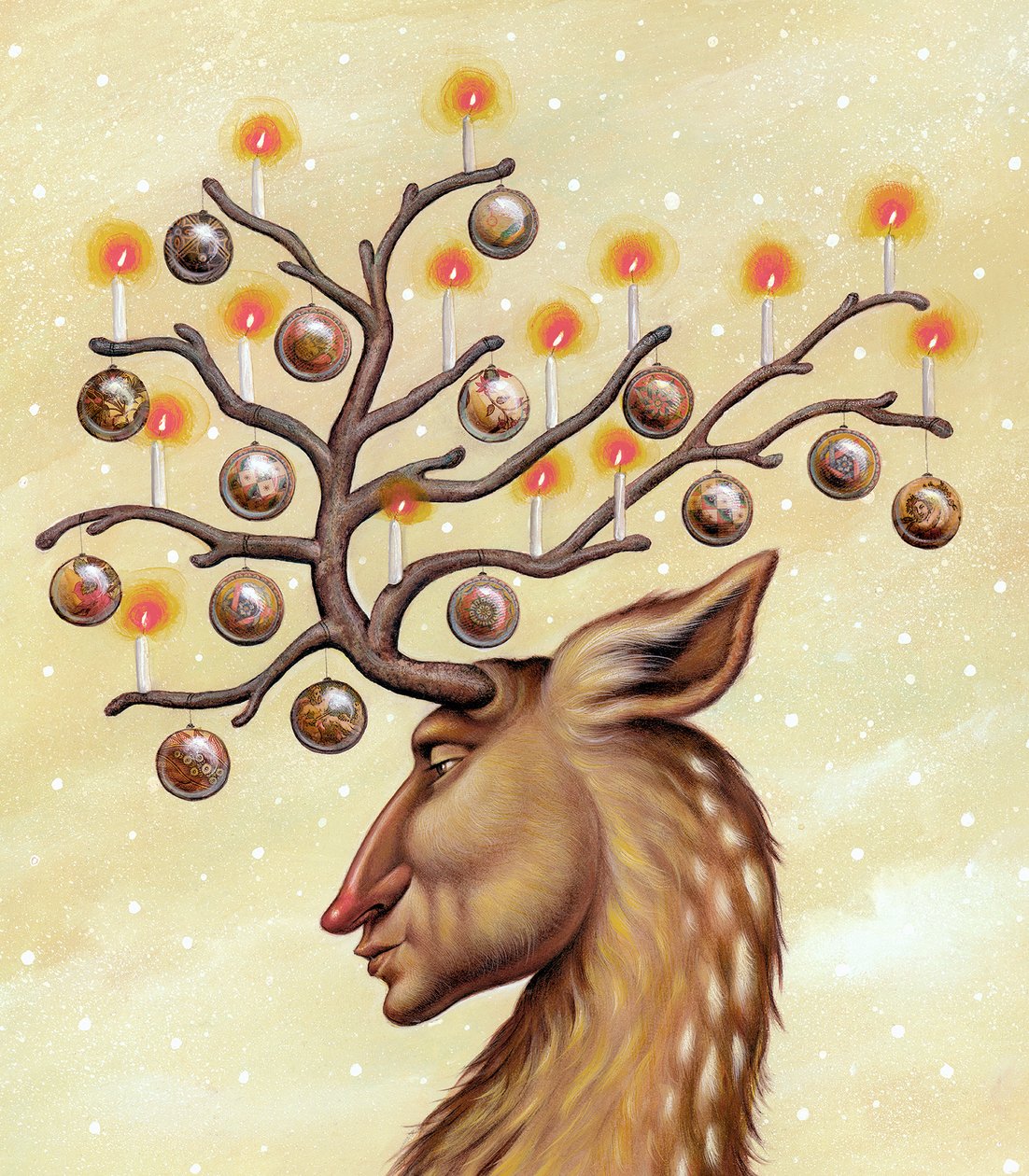 Sob, 2006 (akryl na ilustrační tabuli), nelakováno od Anita Kunz