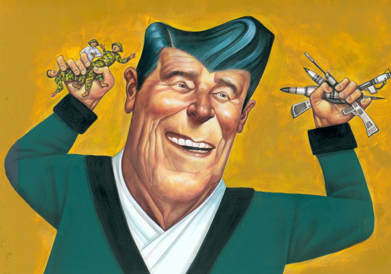 Ronald Reagan od Anita Kunz