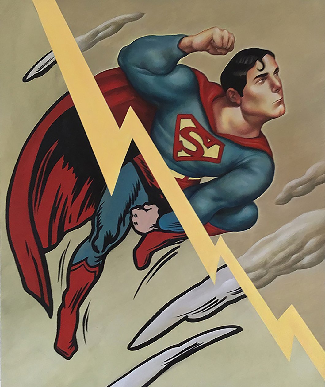 Superman, 2000 (akryl na ilustrační tabuli) od Anita Kunz