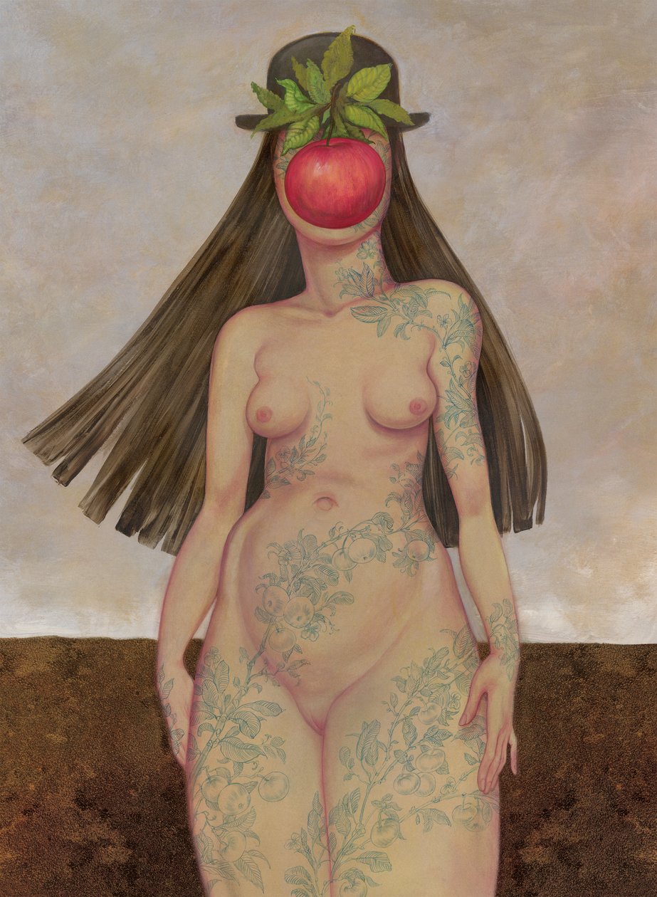 Dcera člověka, 2016 (akrylová barva na ilustrační tabuli) od Anita Kunz