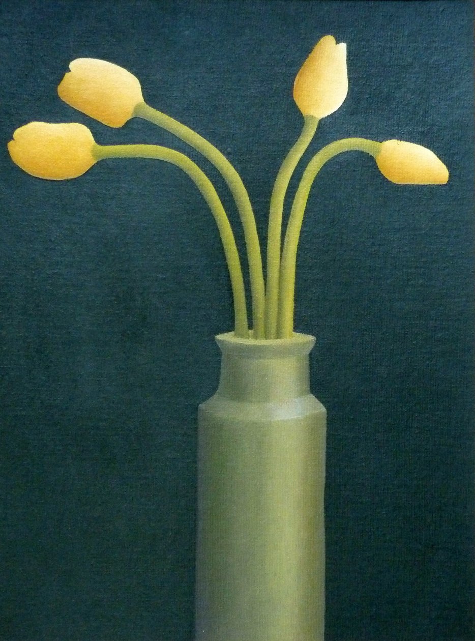 Čtyři žluté tulipány, 1982 od Anna Phillips
