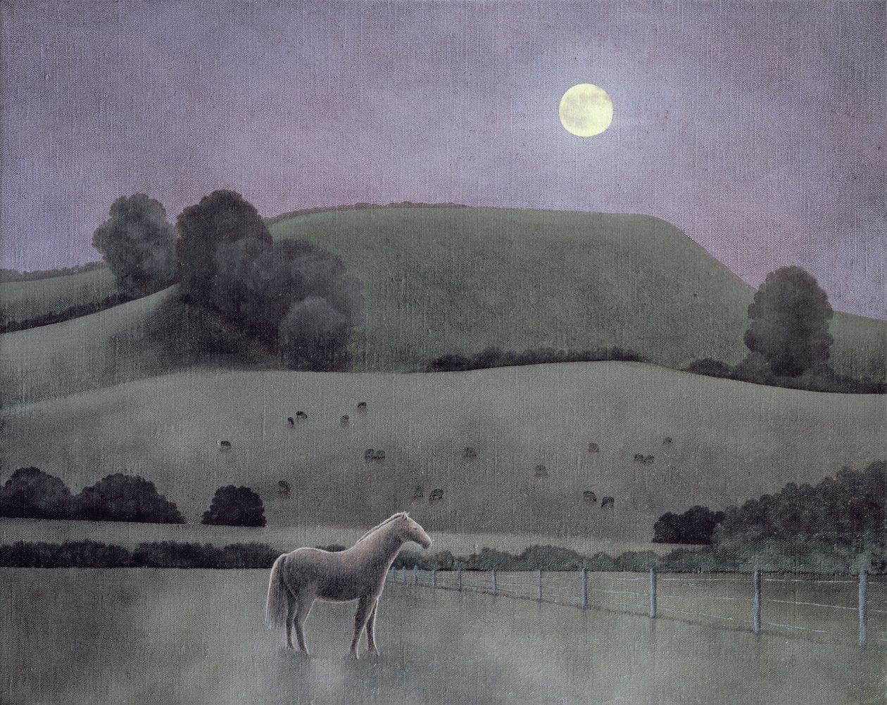 Kůň v měsíčním světle, 2005 od Anna Phillips