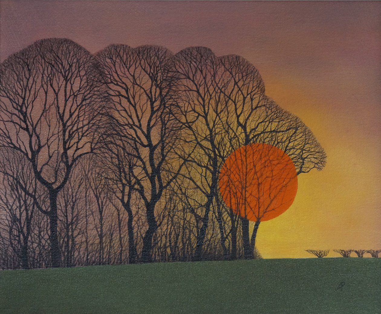 Zapadající slunce, 2013 od Anna Phillips
