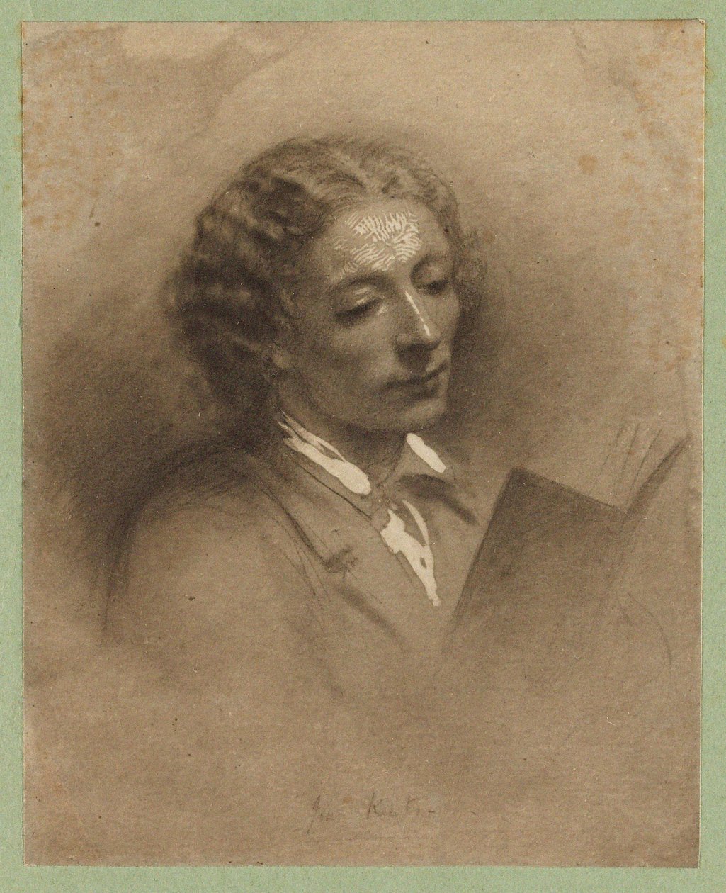 Portrét básníka Johna Keatse 1795-1821. od Ann Mary Newton