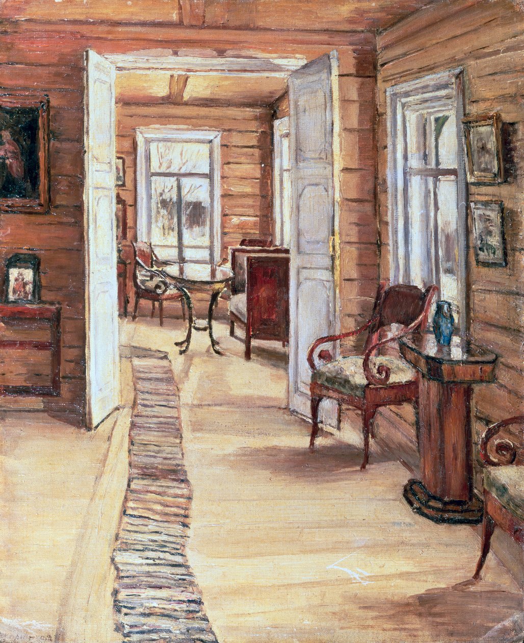 Interiér domu L. Panteleeva v Murmanově, 1913 od Anna Nikolaeva Karinskaya