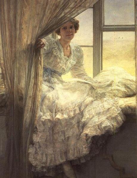 V okně od Anna Alma Tadema