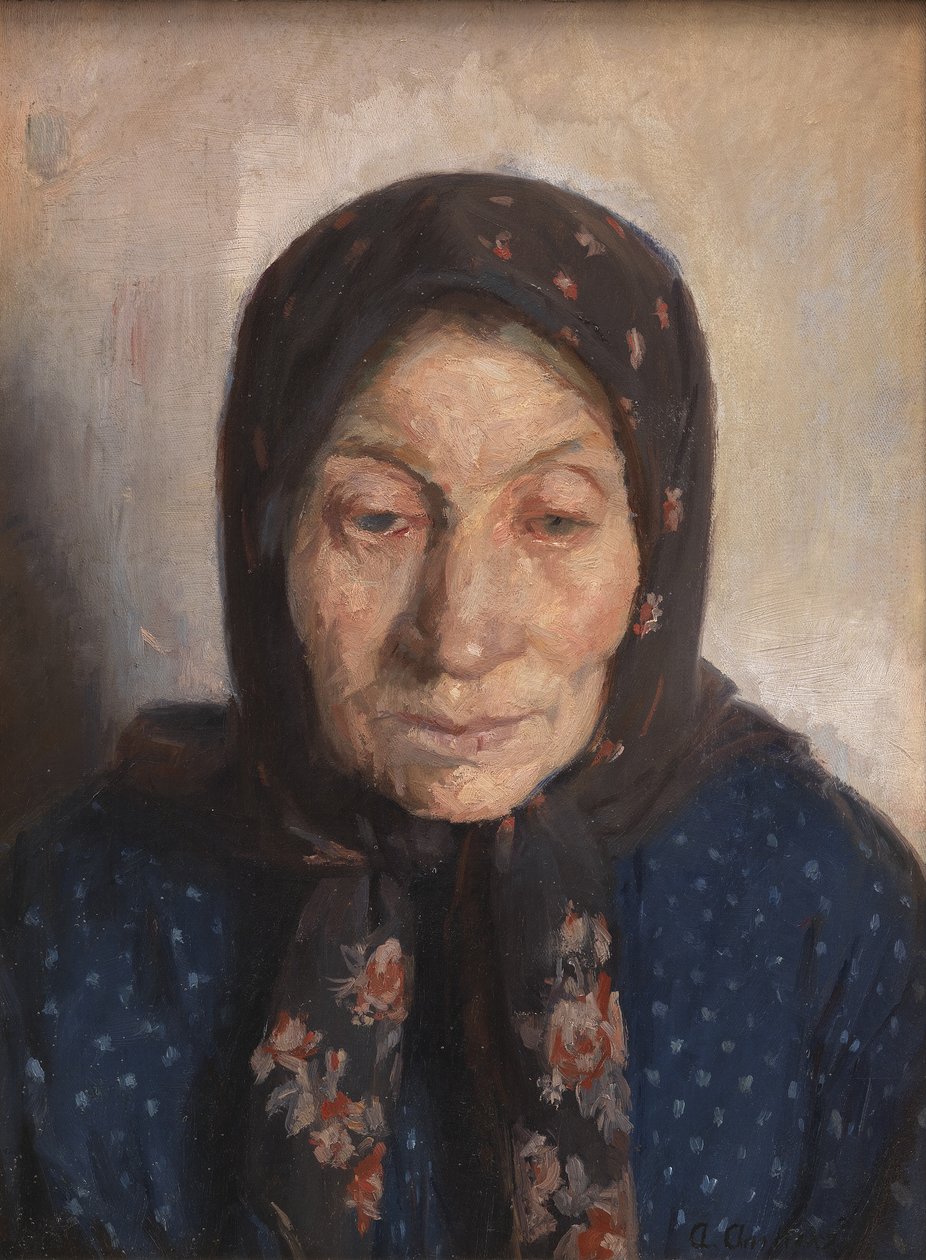 Manželka starého rybáře od Anna Ancher