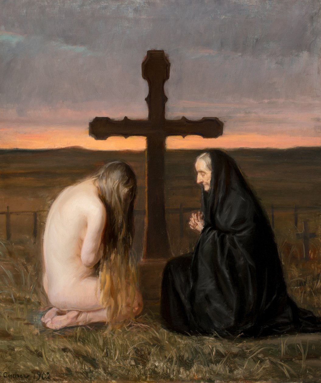 Dánština: Sorg Grief od Anna Ancher