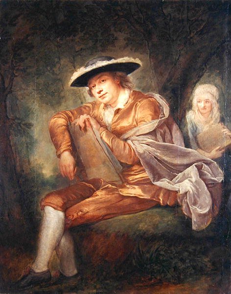 E.F. Thersbusch, manžel malíře (olej na plátně) od Anna Dorothea Therbusch
