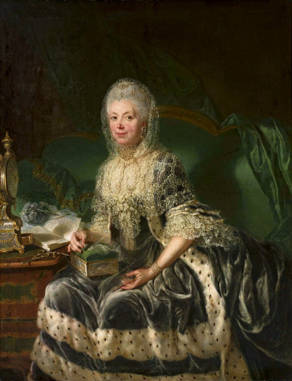 Portrét Anny von Wartensleben od Anna Dorothea Therbusch