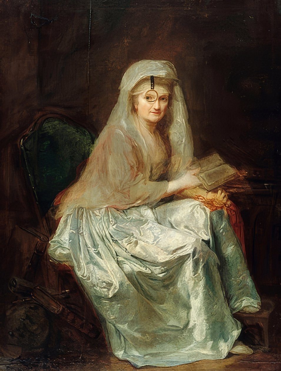 Autoportrét. 1776-77 od Anna Dorothea Therbusch