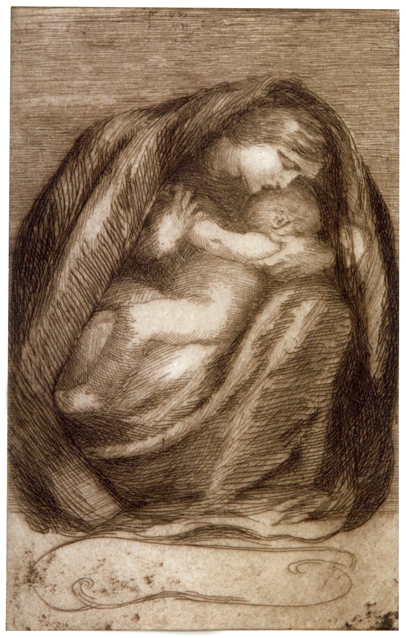 "Matka a dítě", 1911 od Anna Lea Merritt