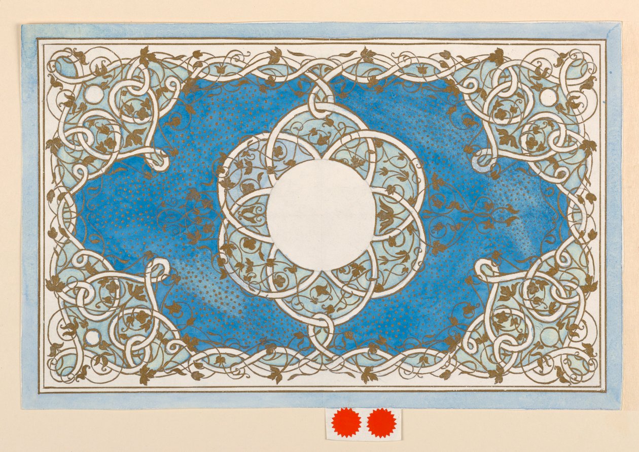 Kresba, design pro obal krabice, asi 1894 od Anna M. de Pool