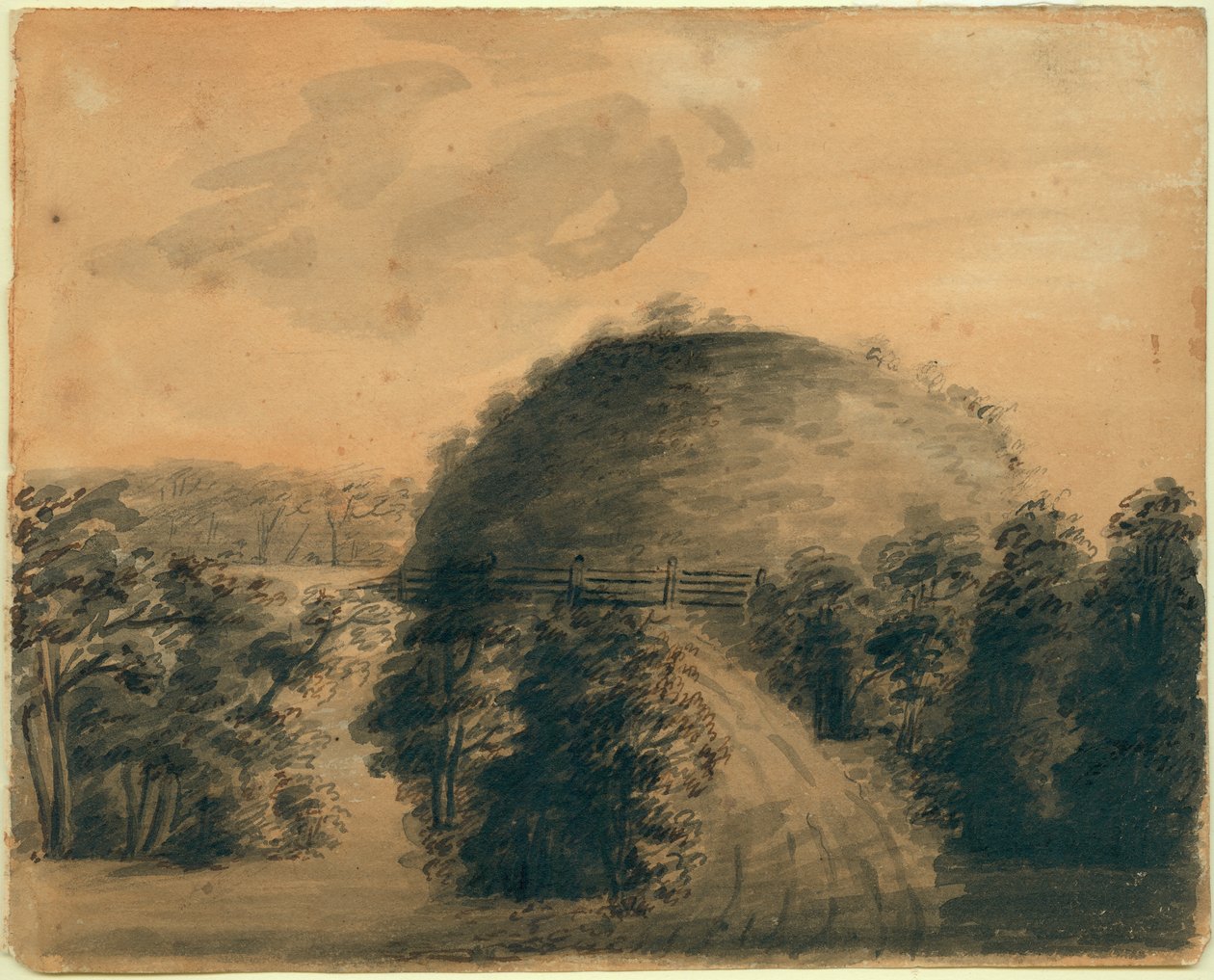 Kresba Velké mohyly od Anny Maria Von Phul od Anna Maria von Phul