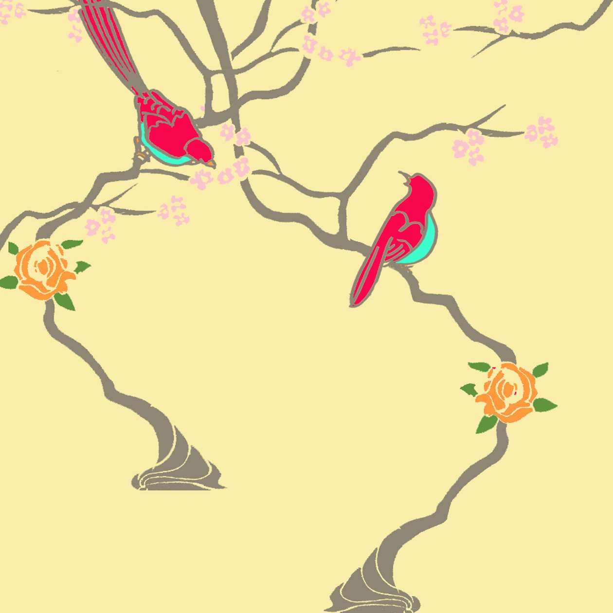 Blossom Birds od Anna Platts