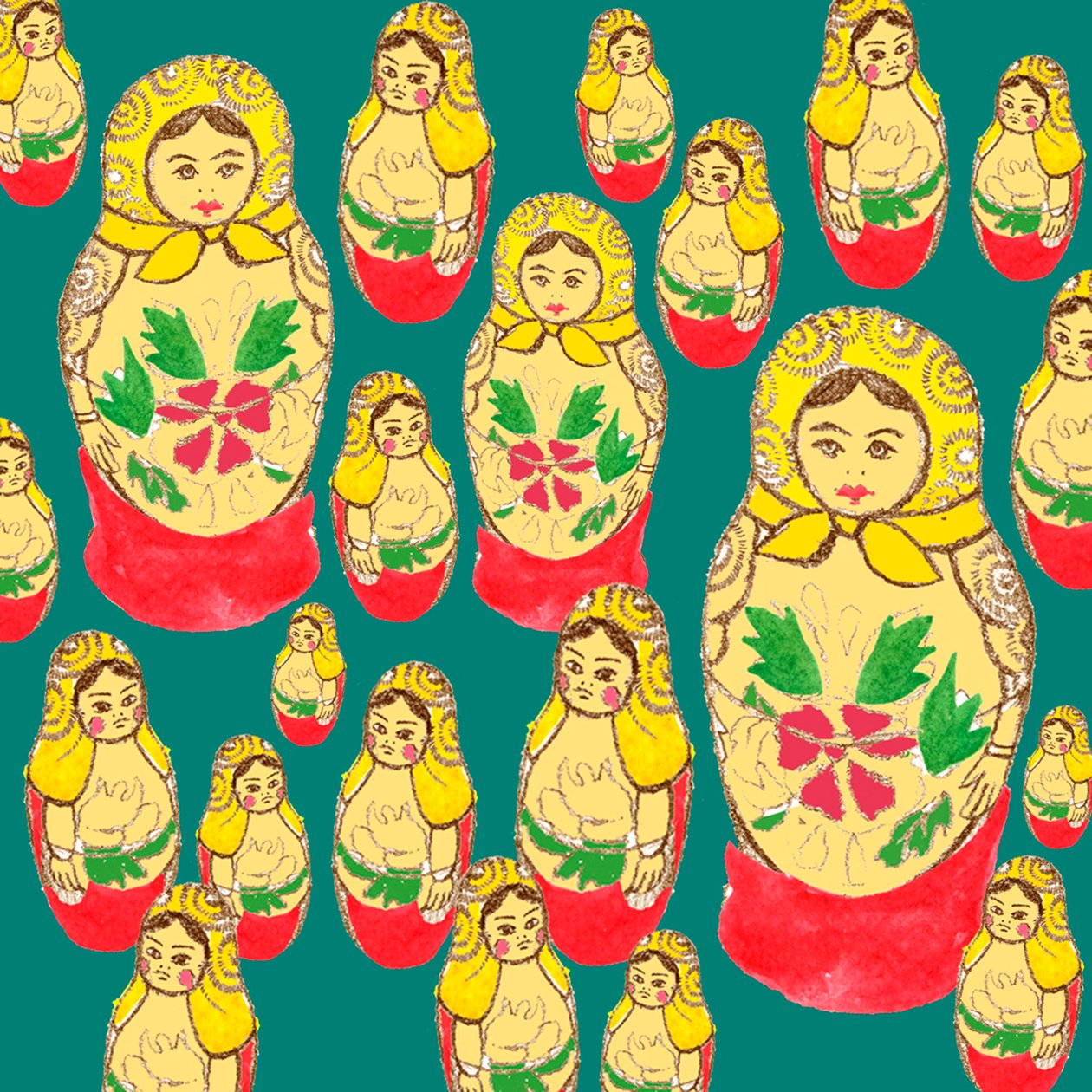 Russian Dolls  od Anna Platts